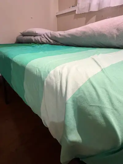 Queen size mattress and duvet, View more