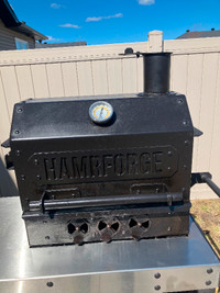Hamrforge Old Iron Sides - Smoker and Grill Combo