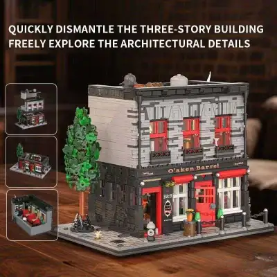 Xbert 66054 Oaken Barrel Tavern set.  lego compatible, View more