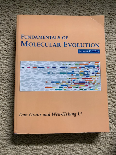 Fundamentals of Molecular Evolution 2nd Edition Limited pencil markings Original Price: $118 Our Pri...