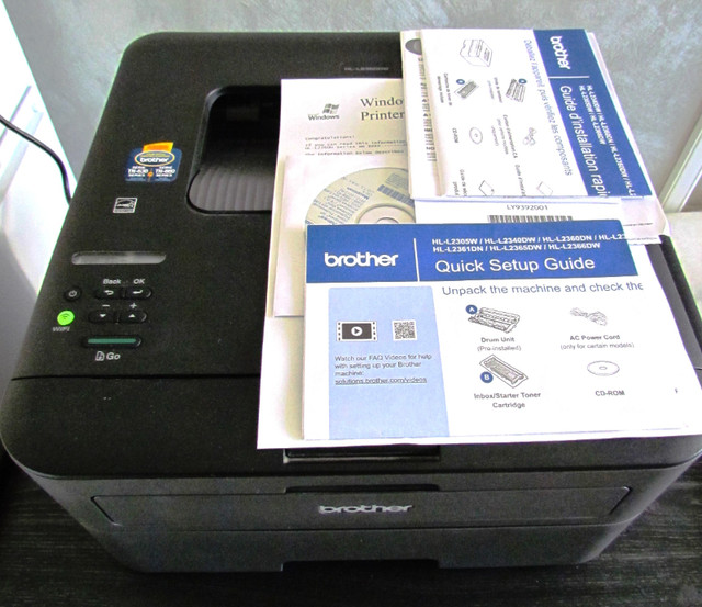 Brother HL-L2360DW Compact Monochrome Laser Printer | Printers, Scanners &  Fax | City of Toronto | Kijiji