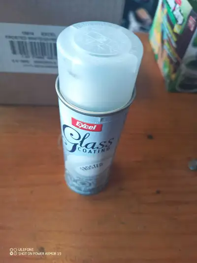 I'm selling a new case of Excel Glass Coating in Frosted White. Each can contains 340 grams of glass...