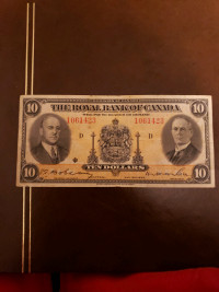 1935 $10 Royal Bank Of Canada