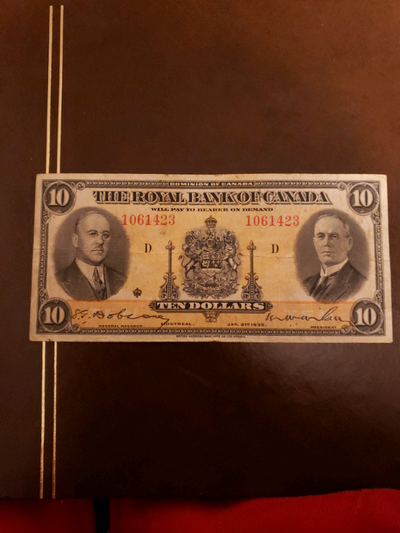 1935 $10 Royal Bank Of Canada, View more