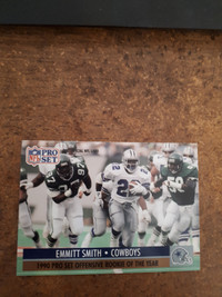 1991 Pro Set Football Emmitt Smith Card #1