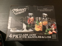Mason Jar Drinking Mugs