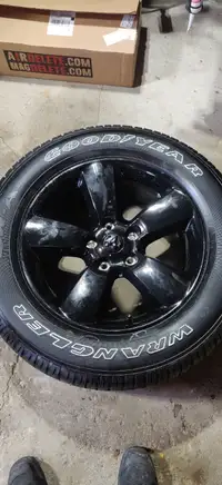 20" alloy wheels with tires