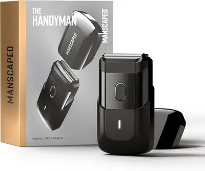 Brand new in box. Black. 810040573187 Portable Men’s Travel Facial Hair Groomer, USB-C Rechargeable...