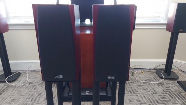 FOR SALE: Epos M12i with matching Epos speaker stands in Speakers in City of Halifax