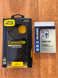 iPhone 11  Pro OtterBox case & iPhone X/XS camera lens protector