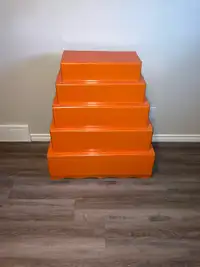Orange 5 Drawer Dresser