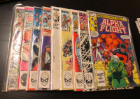 Alpha Flight lot of 72 comics $120 OBO