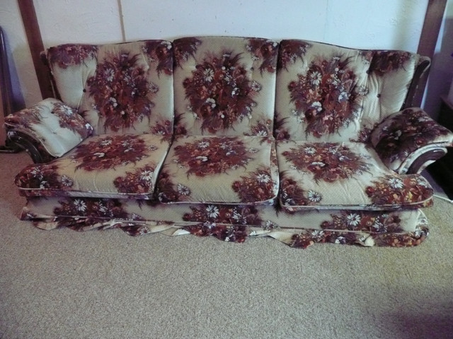 FURNITURE - Couch / Loveseat / Swivel Rocker Chair in Couches & Futons in Strathcona County