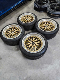 Authentic 18" Staggered  BBS LMs