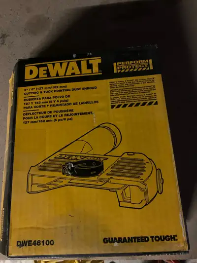Dewalt 5-6in Cutting & Tuckpointing Dust Shroud, View more