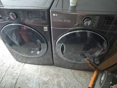 LG washer and dryer, View more