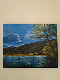 Horizon    Hand Painting, Acrylic    on Canvas (50cm x 40cm)