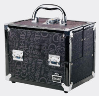CABOODLES Signature Train Makeup case with lock and key *NEW*
