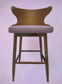 SET OF 2 SOLID WOOD BAR CHAIRS SET OF 2 $300.00