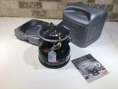 Coleman single burner stove model 508A , View more