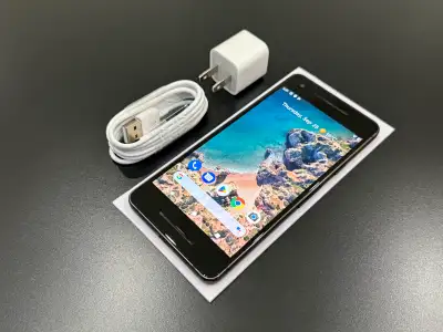 Google Pixel 2 64GB Blk - UNLOCKED - READY TO GO!, View more