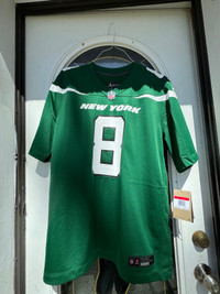 Aaron Rodgers #8 New York Jets Men's Game on-Field Jersey Green
