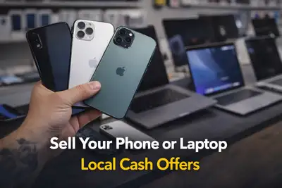 Sell Your Phone or Laptop – Local Cash Offers, View more