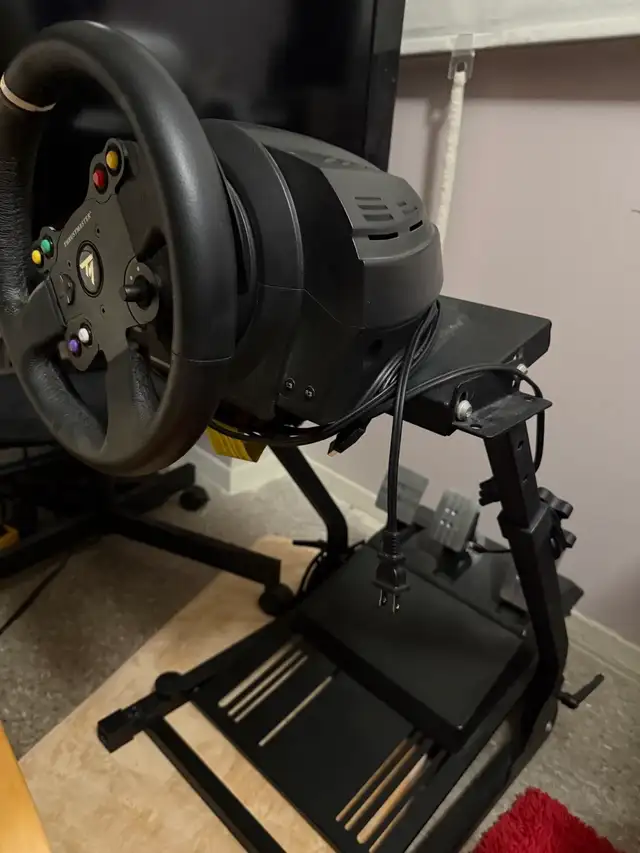 THRUSTMASTER STEERING WHEEL SET UP - Racing simulator | Older ...