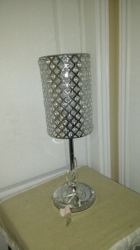 unique treasures, crystal table lamp