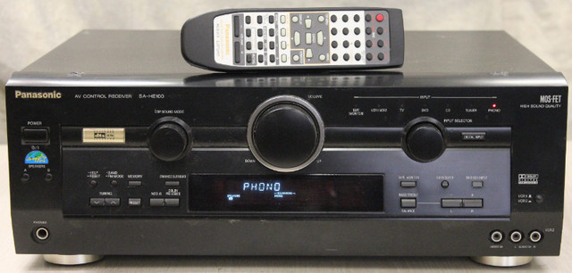 Panasonic SA HE100 Multi Input MOS-FET Audio Video Home Theater in Stereo Systems & Home Theatre in St. Catharines - Image 2