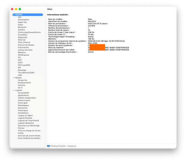 iMac 27" 5K 2020 – i9 10 cœurs, 128Go RAM, SSD 4To, 5700XT 16 Go in Desktop Computers in City of Montréal - Image 5