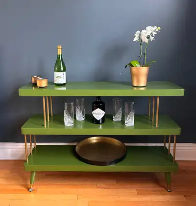Mid-Century 3-tier Display / Side Table, View more