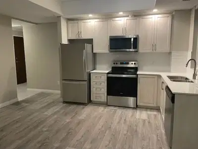 Beautiful corner unit with open kitchen layout and surrounding by all glasswall for rent in the hear...