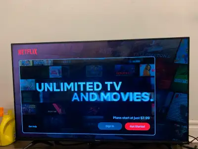 hisense roku Tv 4K 43”, View more