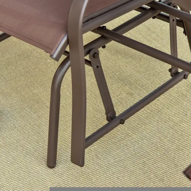 Patio Double Glider Chair with Glass Top in Chairs & Recliners in Markham / York Region - Image 9