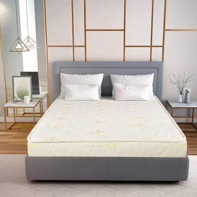 Queen Bed Frame with Mattress – Ready to Use!, View more