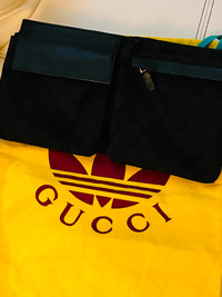 Gucci original black monogram black crossbody bag Gucci belt bag