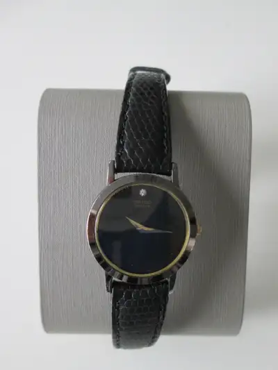 Seiko Watch Black Face With Diamond Montre Seiko, View more