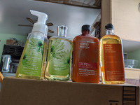 Bath and Body Works foam hand soap, body wash and conditioner
