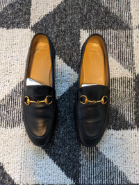Authentic Gucci Jordaan Leather Loafer
