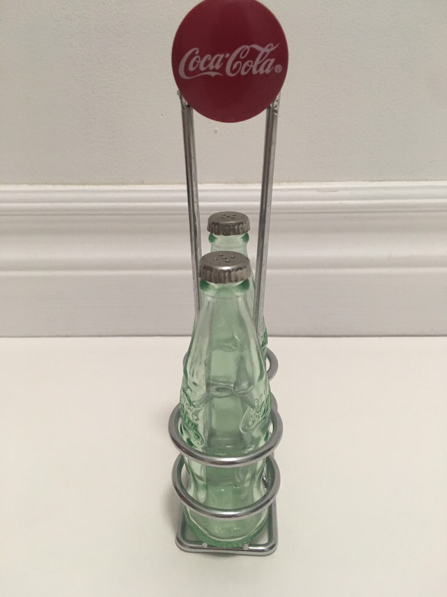 2 Mini Glass Coca-Cola Coke Classic Bottles Teal Empty Clear dans Articles multiples  à Ville de Toronto - Image 4