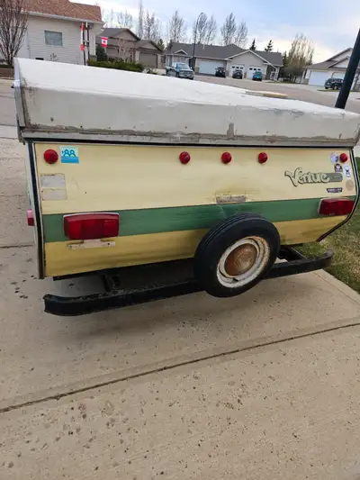 Older tent trailer, bought in May started renovation that I might not have time to finish. No leaks,...