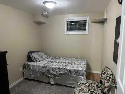 Brampton,Private ,Fully furnished Room in a Basement , two rooms available , $750 for each room or $...