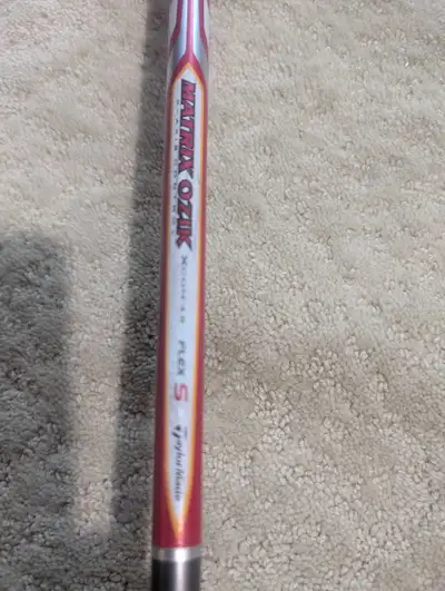 Taylormade driver shaft for Burner Superfast 2.0. Shaft is a Taylormade Matrix Ozik Xcon 4.8 stiff F...