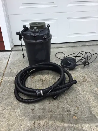 Laguna filter and pump. Keep your pond clean and healthy. It was used in parents yard. They have pas...