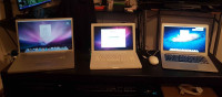 Old School Apple Macintosh MacBook Laptop Collection