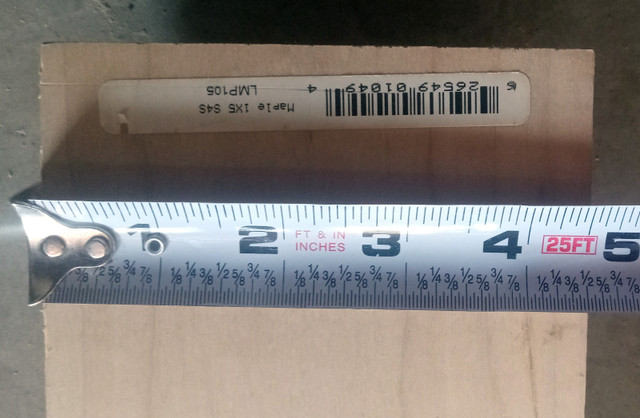 Hard Maple Lumber, 8' and 9' lengths, 1x5" S4S in Floors & Walls in Calgary - Image 2