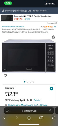 Panasonic Microwave