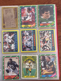 Lot of 44 1986 Topps football cards