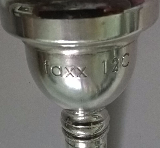 Small Shank Trombone Mouthpiece FAXX (12C Cup) in Other in Oshawa / Durham Region - Image 4